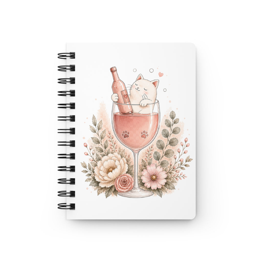 Pour a Little, Purr a Lot | Spiral Cat Journal