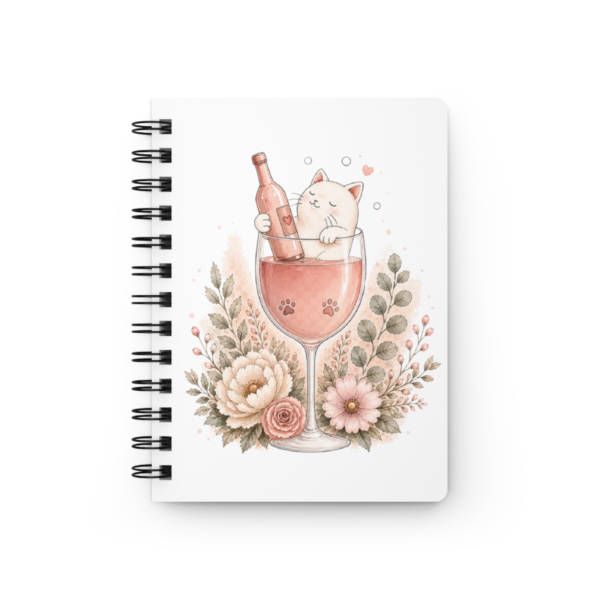 Pour a Little, Purr a Lot | Spiral Cat Journal