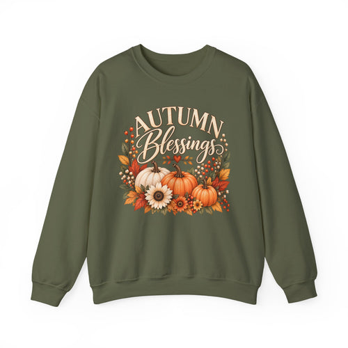 Autumn Blessings Cozy Fall Sweatshirt