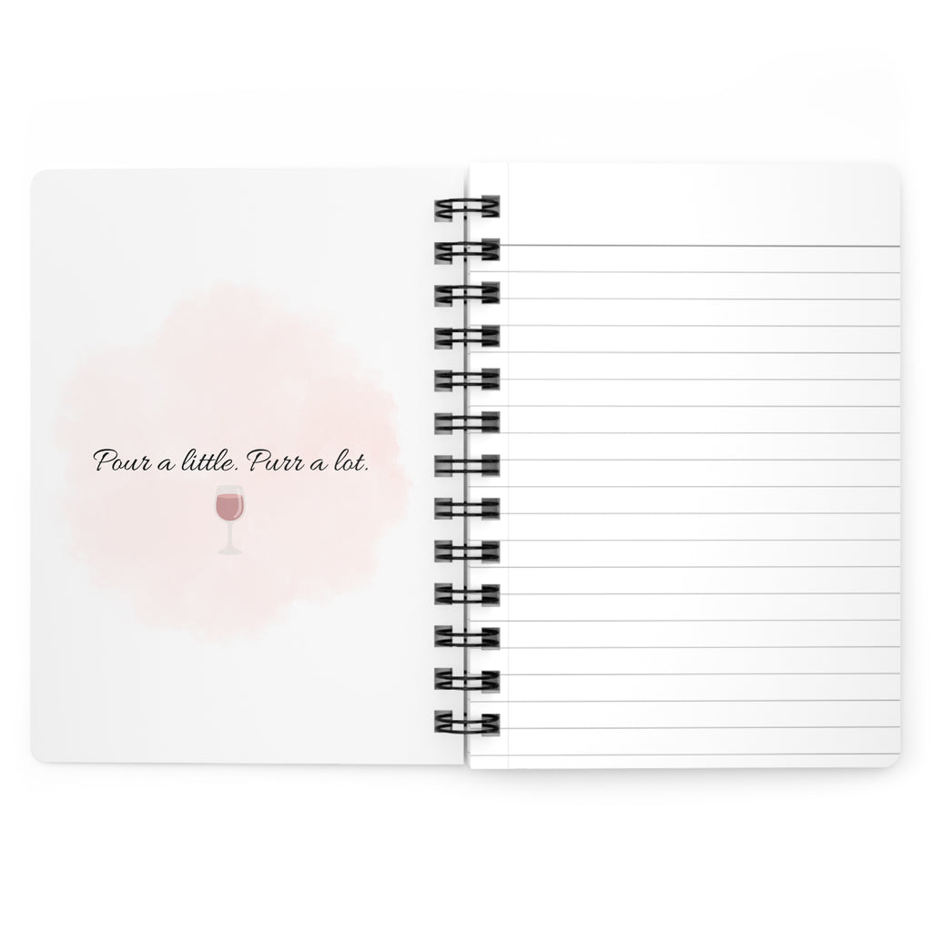 Pour a Little, Purr a Lot | Spiral Cat Journal
