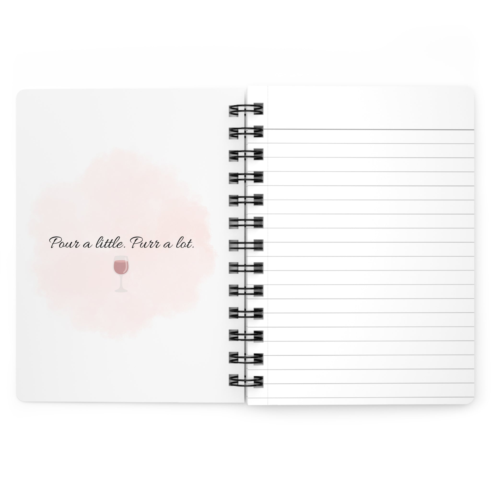 Pour a Little, Purr a Lot | Spiral Cat Journal