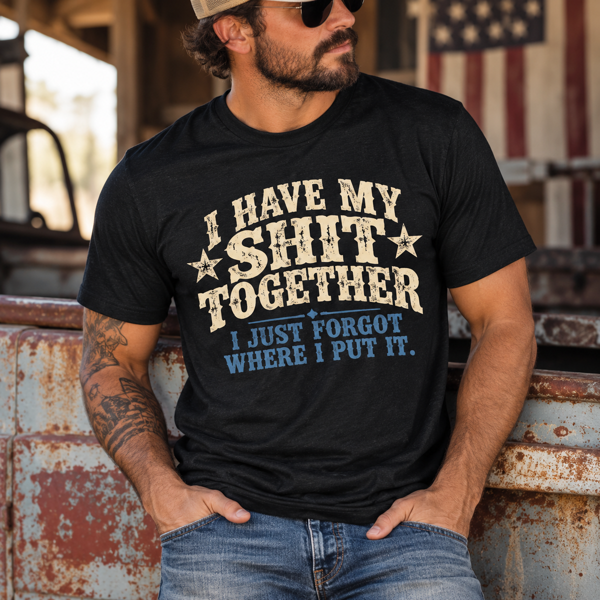 I Have My Shit Together Vintage Graphic Tee – Unisex Funny T-Shirt