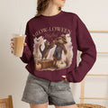 Meow-Loween Mischief Cat Sweatshirt | Halloween Crewneck for Cat Lovers