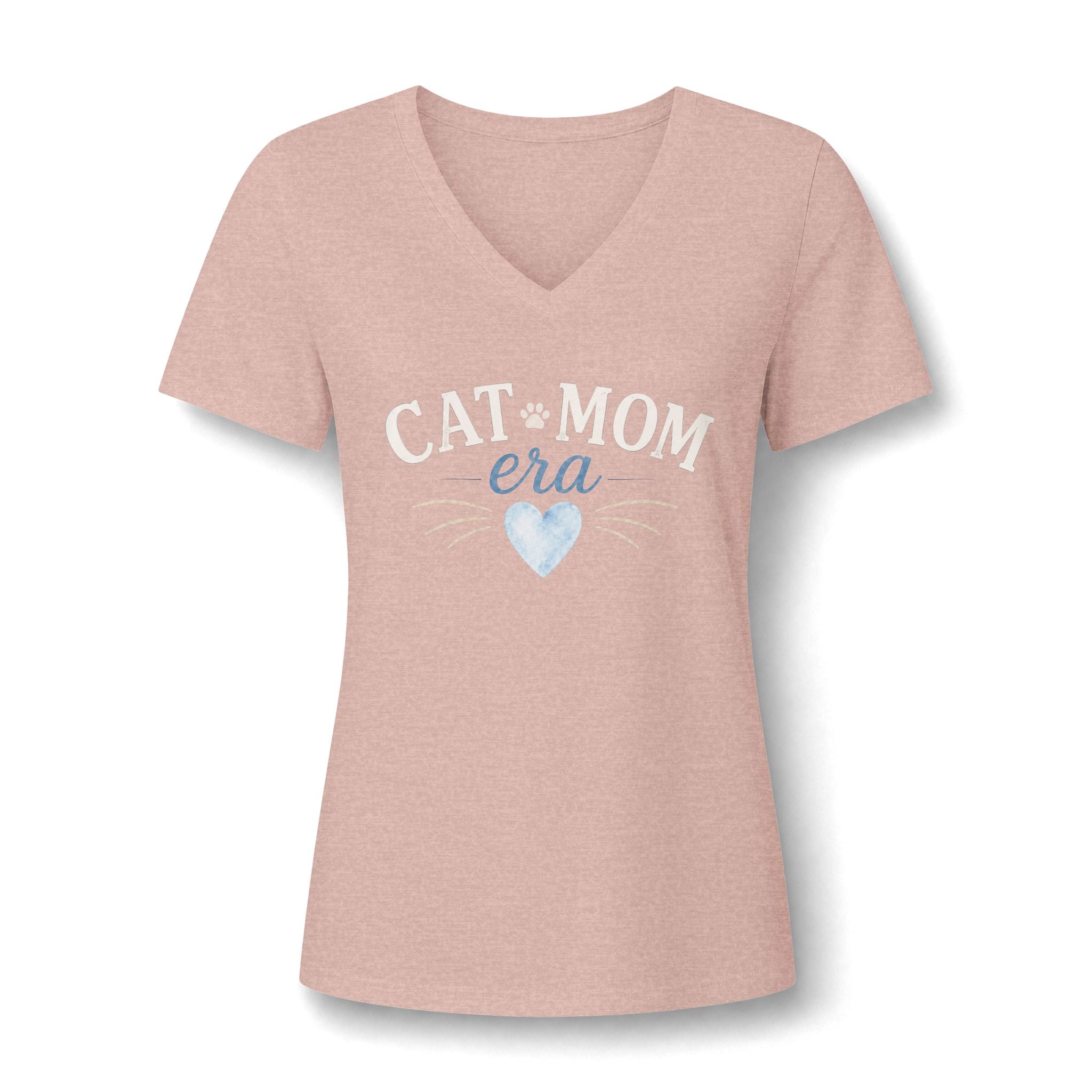 Cat Mom Era Vintage Graphic Tee | Dusty Blue