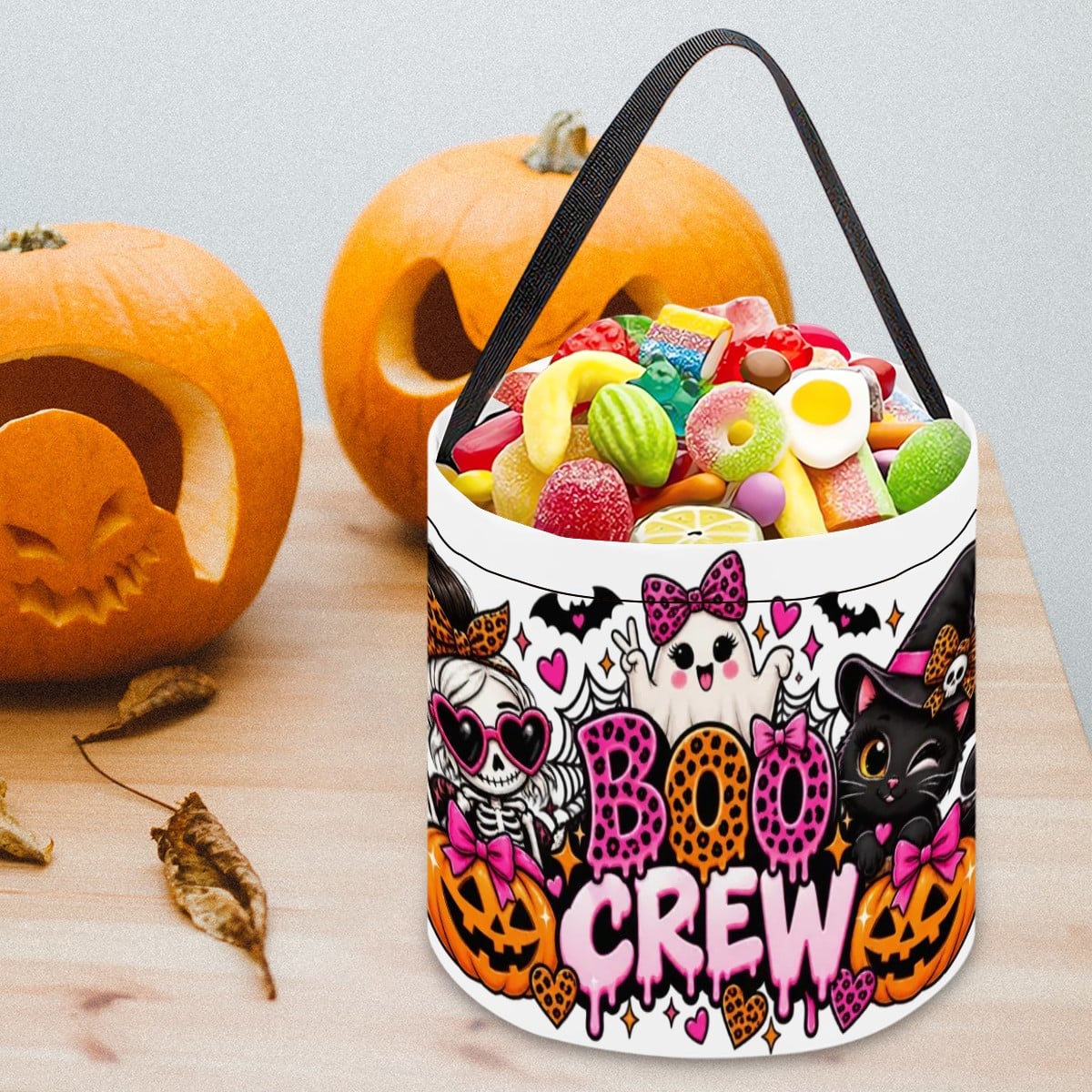 Sassy Boo Crew Halloween Trick-or-Treat Bag