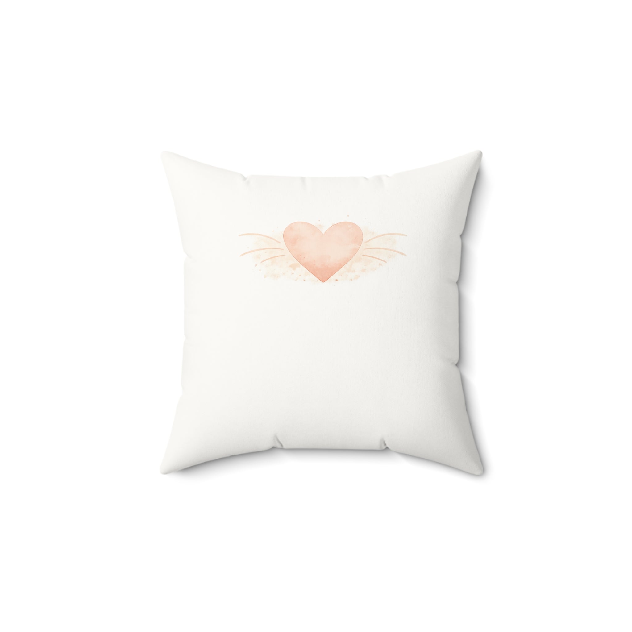 Peek-A-Boo Cat Pillow | Watercolor