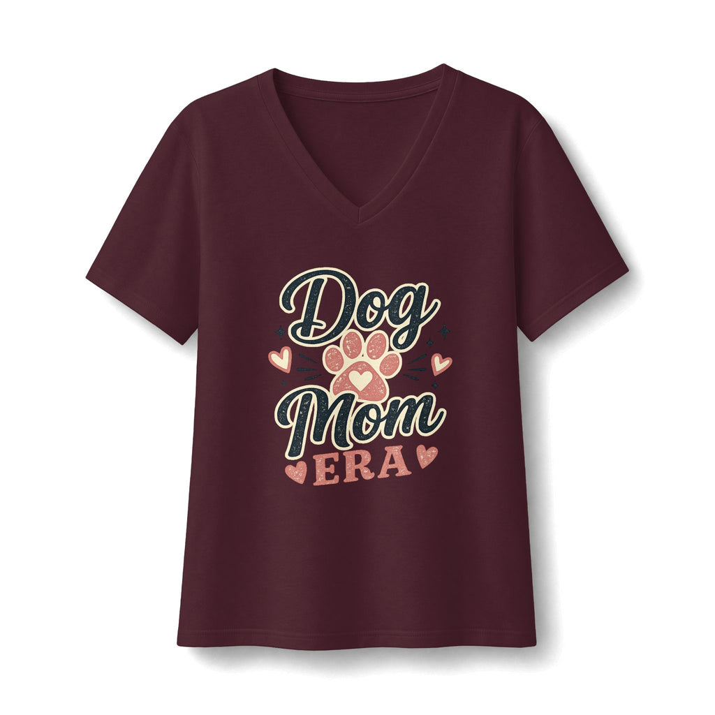 Dog Mom Era Vintage Graphic Tee | Blush