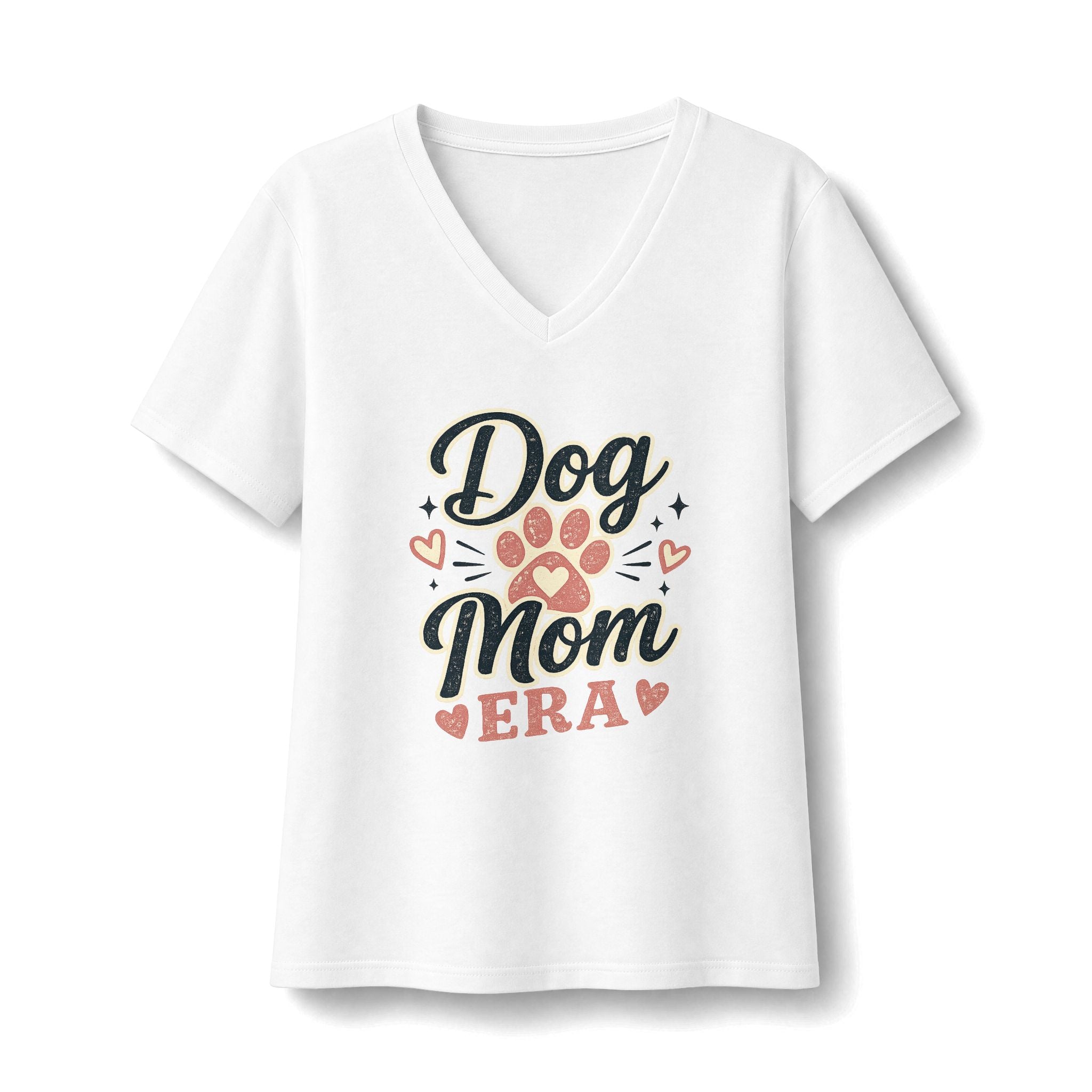 Dog Mom Era Vintage Graphic Tee | Blush