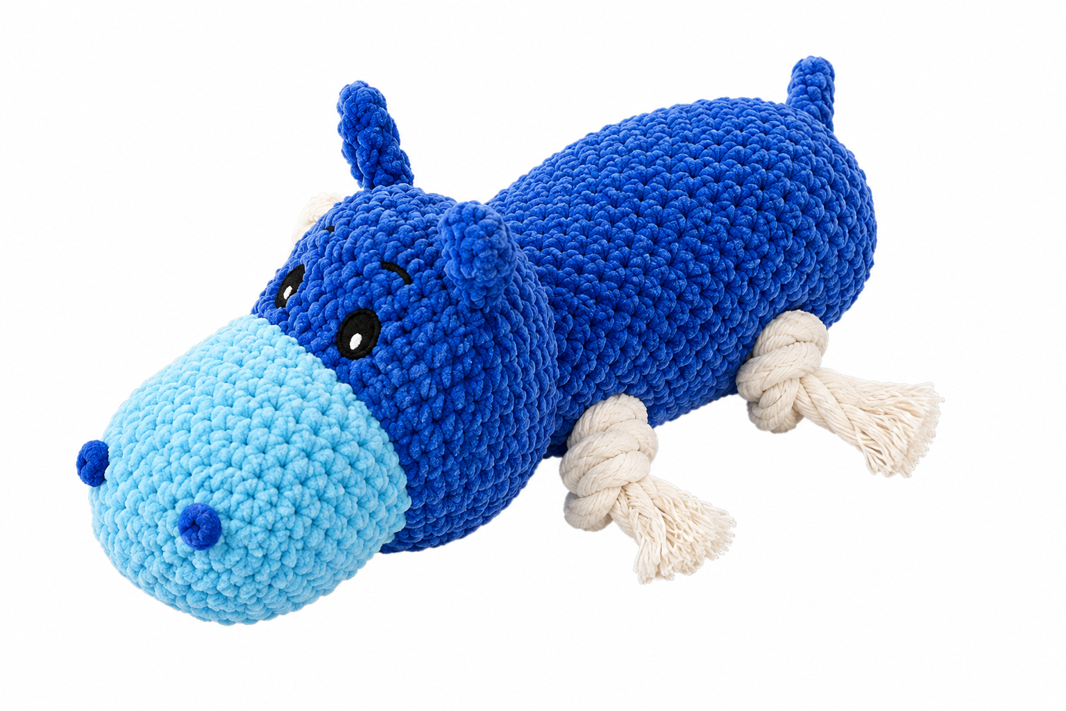 Knotted Plush Squeaker Dog Toy