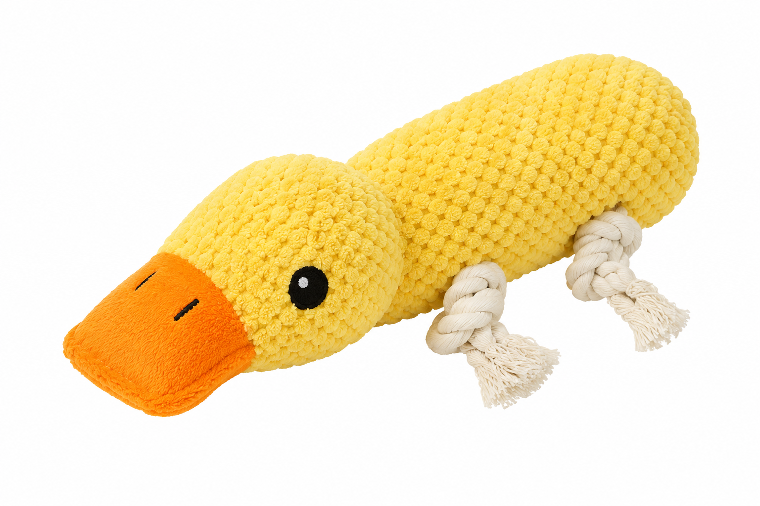 Knotted Plush Squeaker Dog Toy
