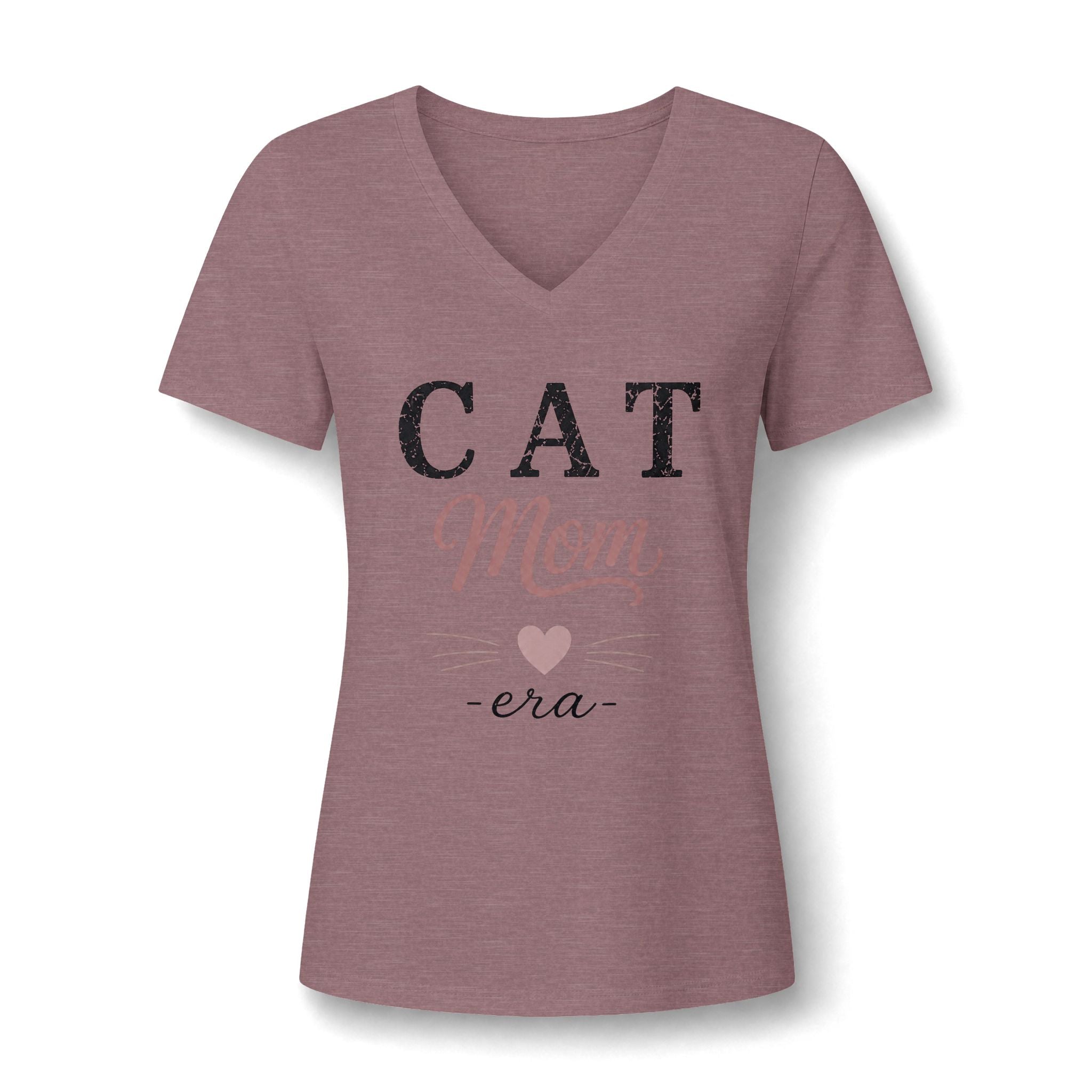 Cat Mom Era Vintage Graphic Tee | Blush
