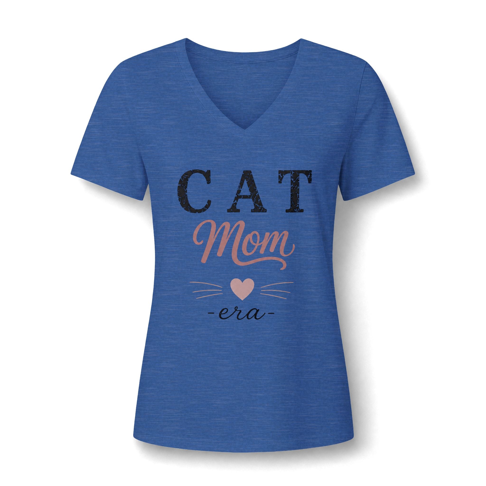 Cat Mom Era Vintage Graphic Tee | Blush