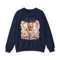 Happy Howl-O-Ween Dog Crewneck Sweatshirt | Cute Halloween Puppy Shirt