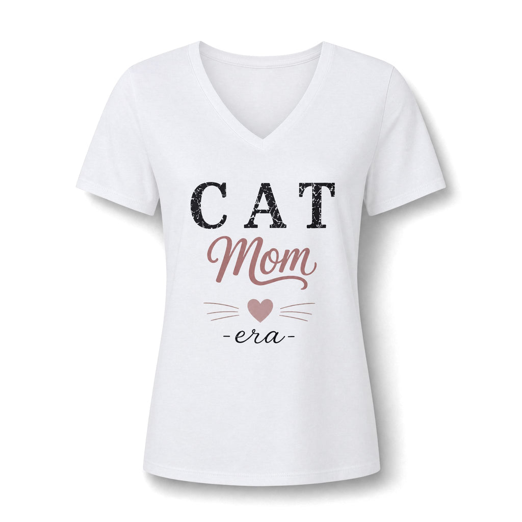 Cat Mom Era Vintage Graphic Tee | Blush
